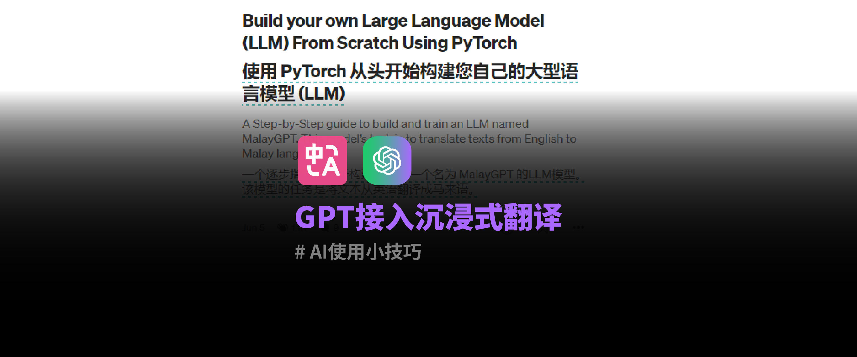 伊莉思AGI & 沉浸式翻译插件